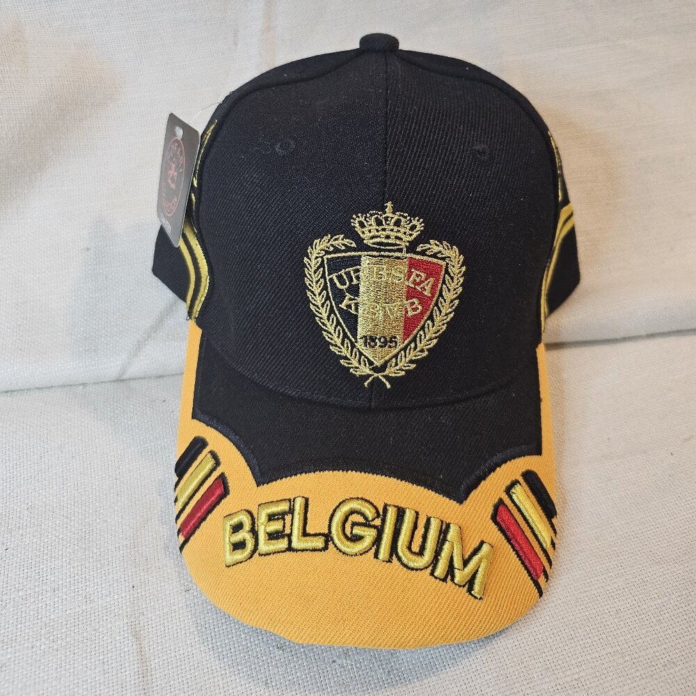 Sofari Collection Belgium Embroidered Baseball Cap Hat - New
